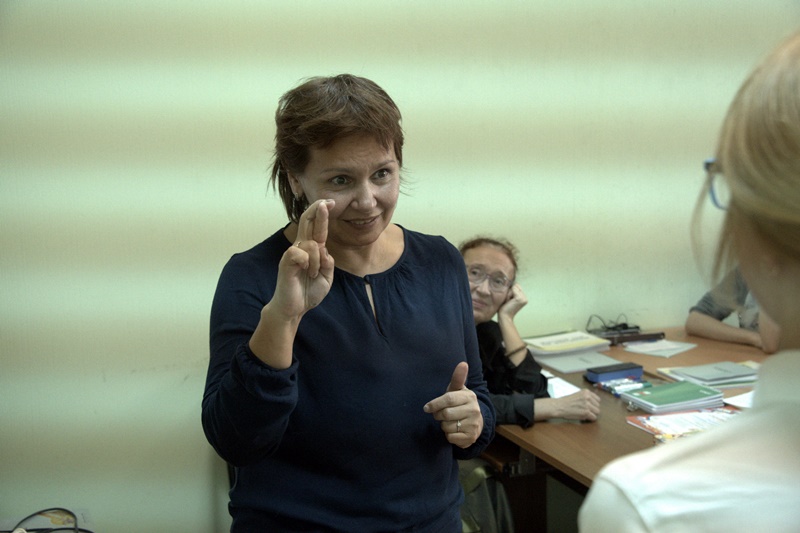 Первые выпускники на "Территории жеста"